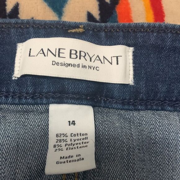Lane Bryant jeans size 14 High Rise Straight Crop - Picture 4 of 4